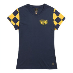 T-SHIRT TRIUMPH MARIE LDS NAVY/YLLW TEE - MTSS2321