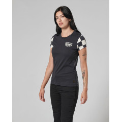 T-SHIRT TRIUMPH MARIE LDS BLK/BNE TEE - MTSS2320