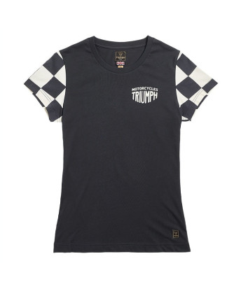 T-SHIRT TRIUMPH MARIE LDS BLK/BNE TEE - MTSS2320