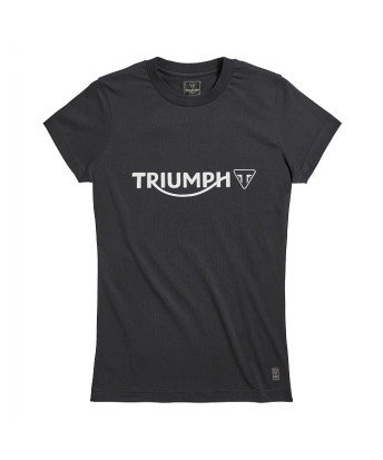 T-SHIRT TRIUMPH MELROSE LDS BLK TEE - MTSS20057
