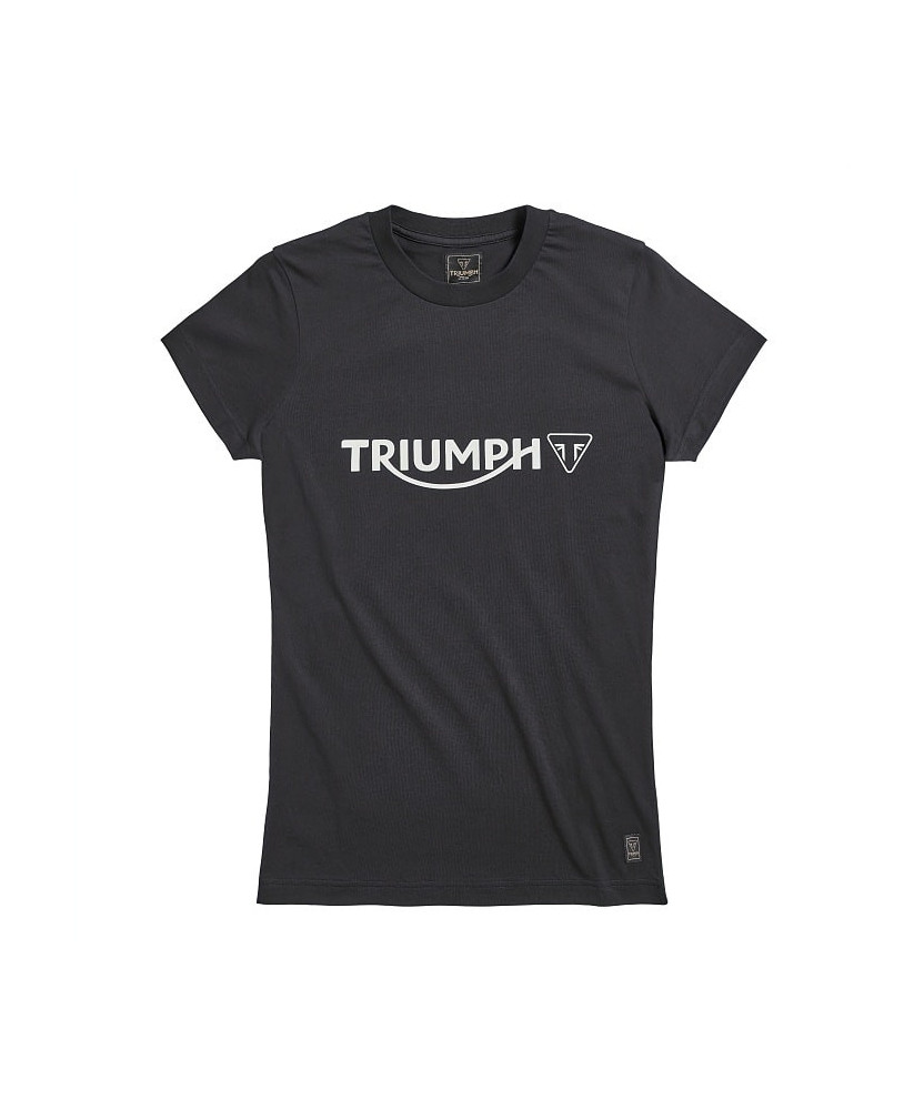 T-SHIRT TRIUMPH MELROSE LDS BLK TEE - MTSS20057