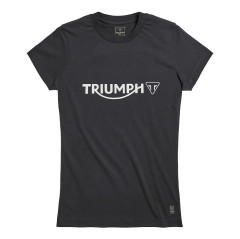 T-SHIRT TRIUMPH MELROSE LDS BLK TEE - MTSS20057