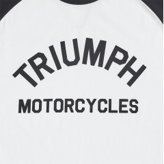 T-SHIRT TRIUMPH SALTERN WHITE/BLACK TEE - MTSS2310