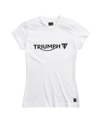 T-SHIRT TRIUMPH MELROSE LDS WHT TEE - MTSS20056