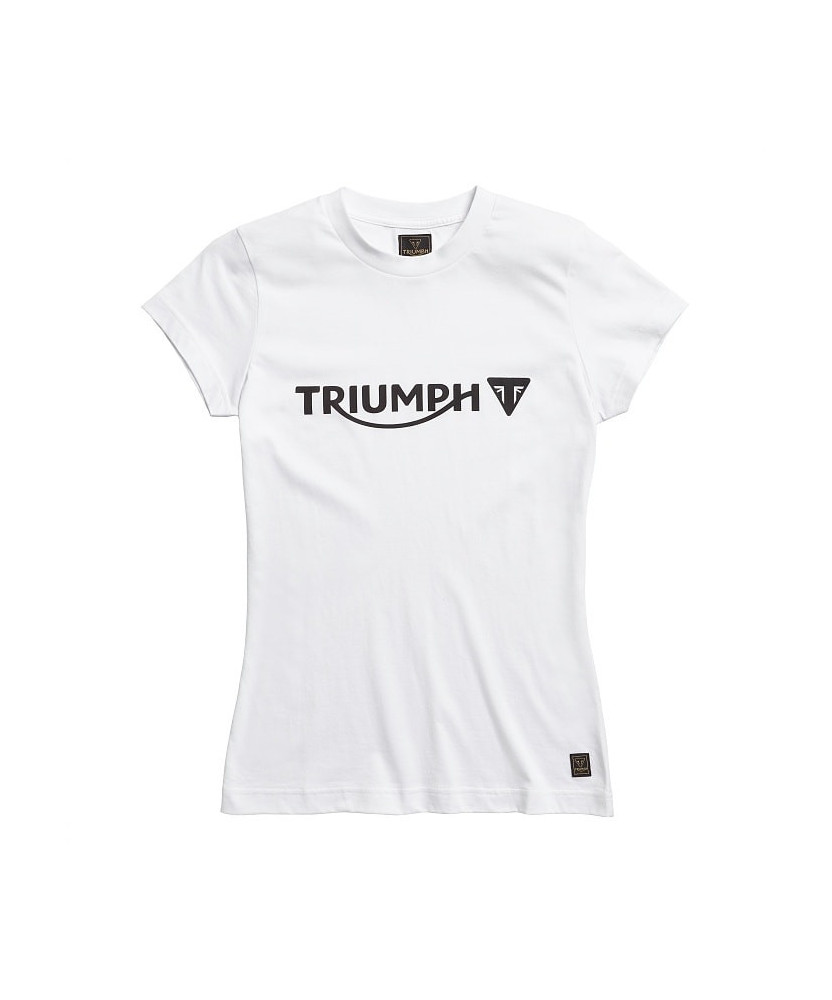 T-SHIRT TRIUMPH MELROSE LDS WHT TEE - MTSS20056