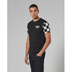 T-SHIRT TRIUMPH PRESTON BLACK/BONE TEE - MTSS2318
