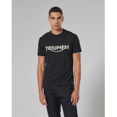 T-SHIRT TRIUMPH BAMBURGH JET BLK TEE - MTSS20002