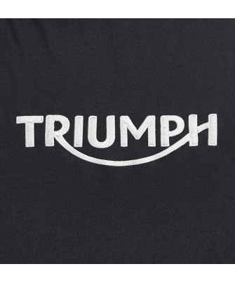 T-SHIRT TRIUMPH BAMBURGH JET BLK TEE - MTSS20002