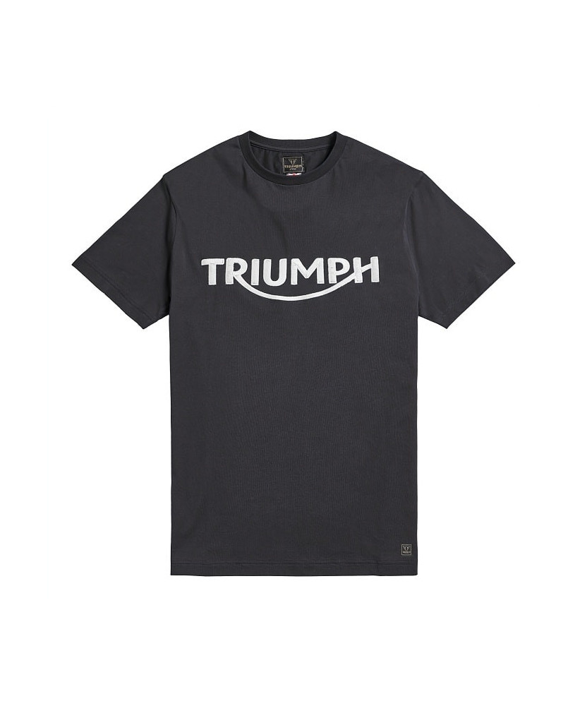 T-SHIRT TRIUMPH BAMBURGH JET BLK TEE - MTSS20002