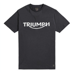 T-SHIRT TRIUMPH BAMBURGH JET BLK TEE - MTSS20002