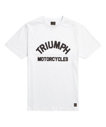T-SHIRT TRIUMPH BURNHAM WHT TEE - MTSS20008