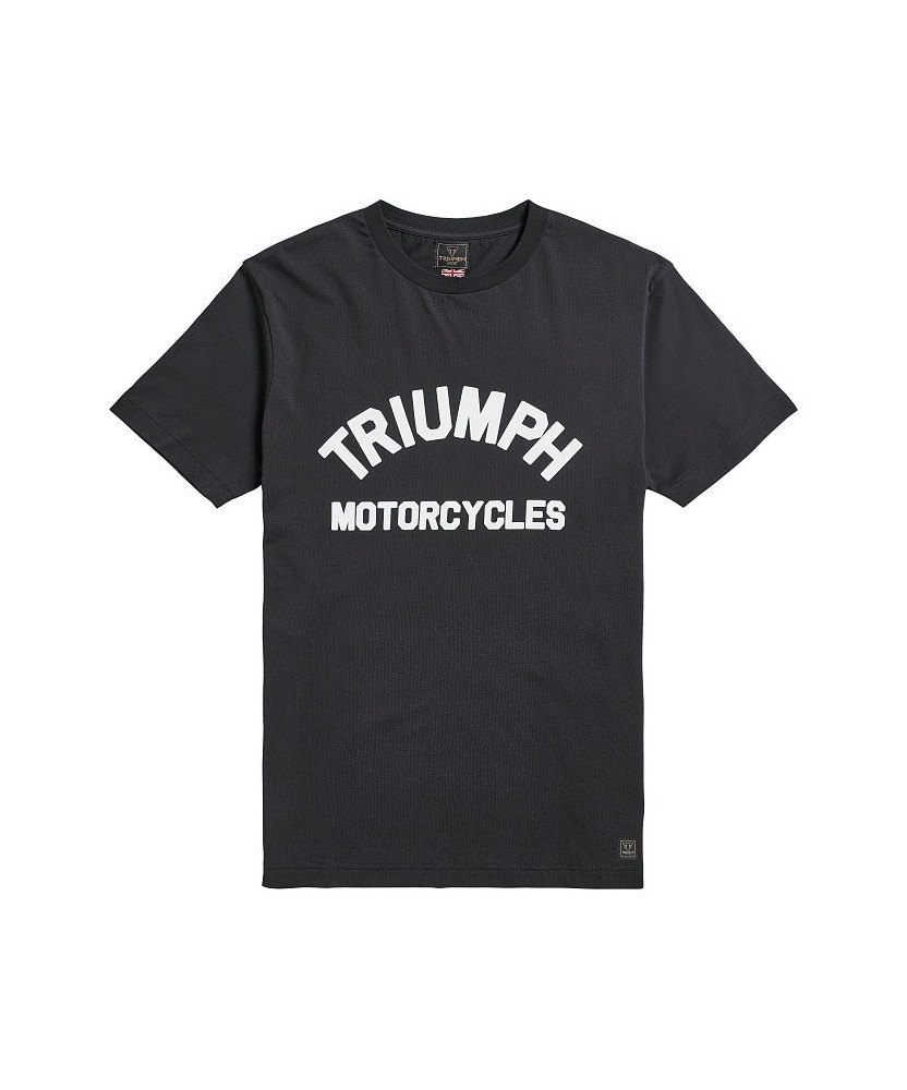 T-SHIRT TRIUMPH BURNHAM JET BLACK TEE - MTSS20010