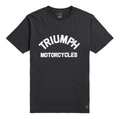 T-SHIRT TRIUMPH BURNHAM JET BLACK TEE - MTSS20010