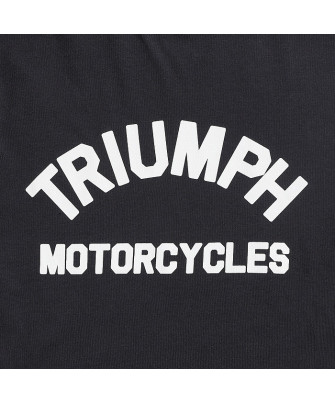 T-SHIRT TRIUMPH BURNHAM JET BLACK TEE - MTSS20010