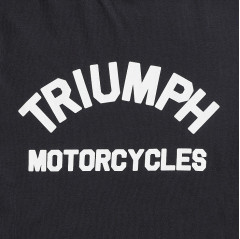 T-SHIRT TRIUMPH BURNHAM JET BLACK TEE - MTSS20010