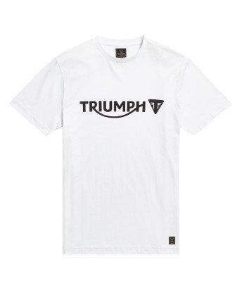 T-SHIRT TRIUMPH CARTMEL WHT TEE - MTSS20035