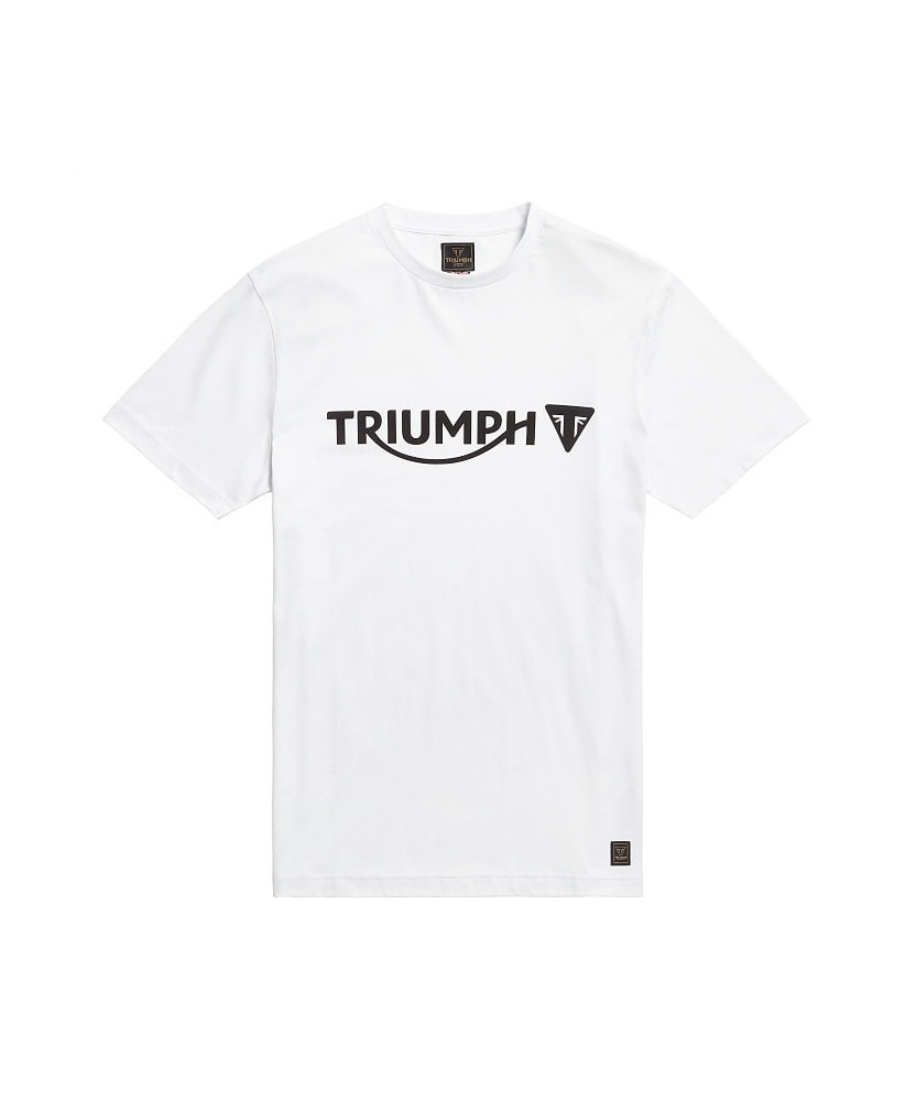 T-SHIRT TRIUMPH CARTMEL WHT TEE - MTSS20035