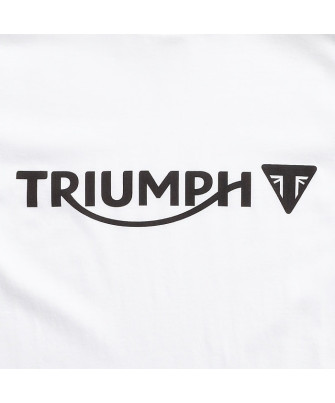 T-SHIRT TRIUMPH CARTMEL WHT TEE - MTSS20035