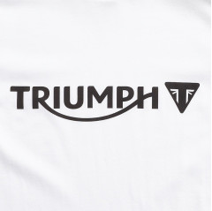 T-SHIRT TRIUMPH CARTMEL WHT TEE - MTSS20035
