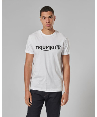 T-SHIRT TRIUMPH CARTMEL WHT TEE - MTSS20035