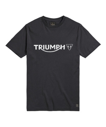 T-SHIRT TRIUMPH CARTMEL JET BLK TEE - MTSS20036
