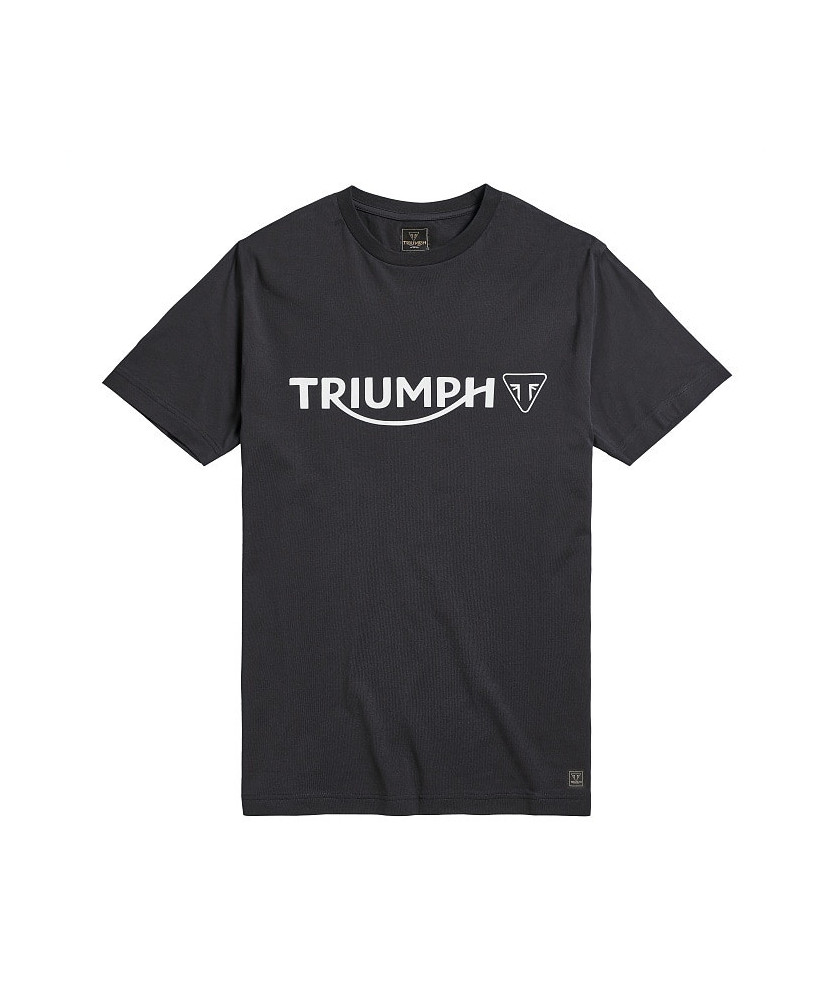 T-SHIRT TRIUMPH CARTMEL JET BLK TEE - MTSS20036