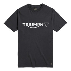 T-SHIRT TRIUMPH CARTMEL JET BLK TEE - MTSS20036
