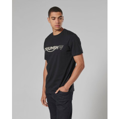 T-SHIRT TRIUMPH CARTMEL JET BLK TEE - MTSS20036