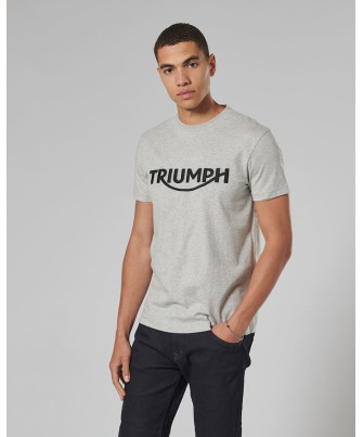 T-SHIRT TRIUMPH BAMBURGH GREY TEE - MTSS21000