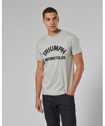 T-SHIRT TRIUMPH BURNHAM GREY TEE - MTSS21001