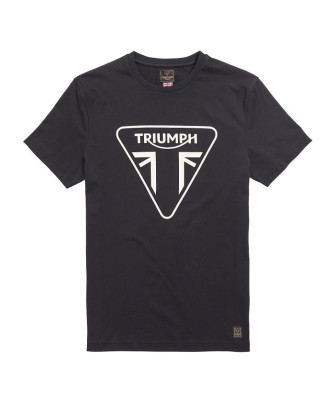 T-SHIRT TRIUMPH HELSTON BLACK TEE - MTSS21006