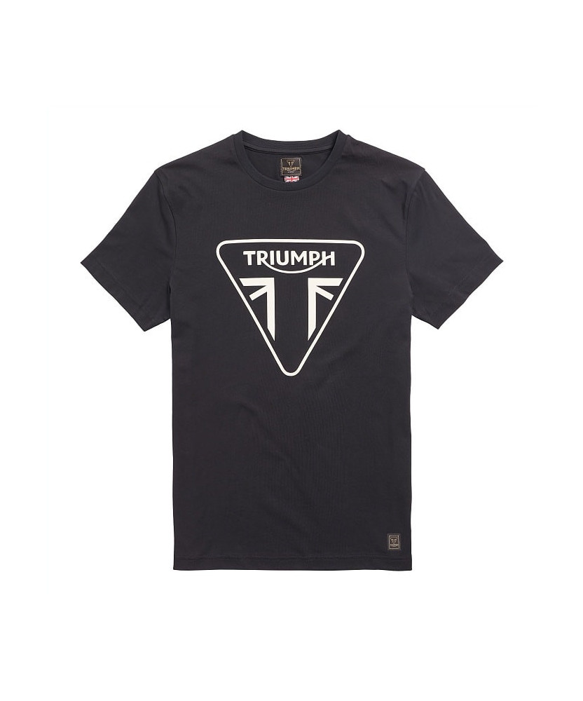 T-SHIRT TRIUMPH HELSTON BLACK TEE - MTSS21006