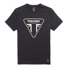 T-SHIRT TRIUMPH HELSTON BLACK TEE - MTSS21006