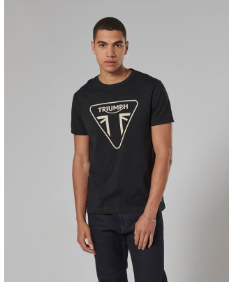 T-SHIRT TRIUMPH HELSTON BLACK TEE - MTSS21006