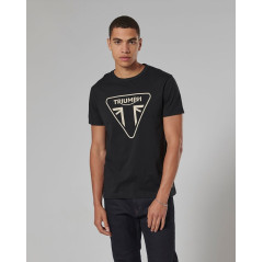 T-SHIRT TRIUMPH HELSTON BLACK TEE - MTSS21006