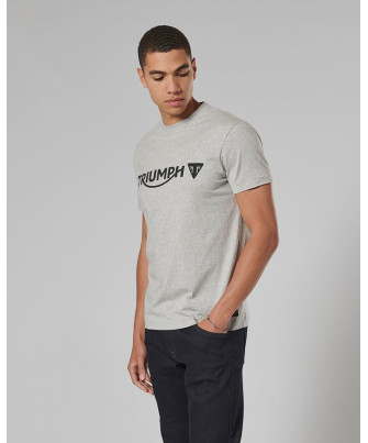 T-SHIRT TRIUMPH CARTMEL GREY TEE - MTSS21007