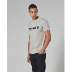 T-SHIRT TRIUMPH CARTMEL GREY TEE - MTSS21007