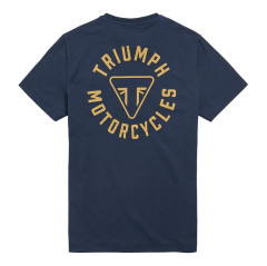 T-SHIRT TRIUMPH NEWLYN NAVY TEE - MTSS21027