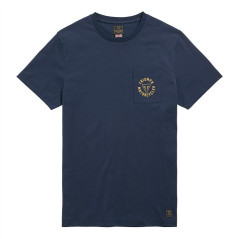 T-SHIRT TRIUMPH NEWLYN NAVY TEE - MTSS21027