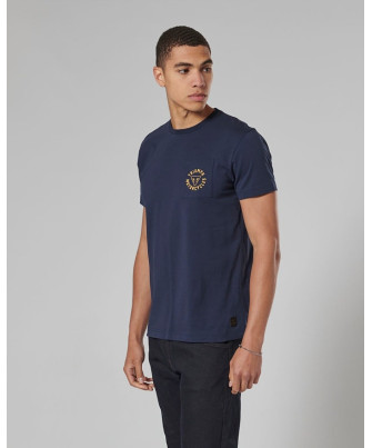 T-SHIRT TRIUMPH NEWLYN NAVY TEE - MTSS21027