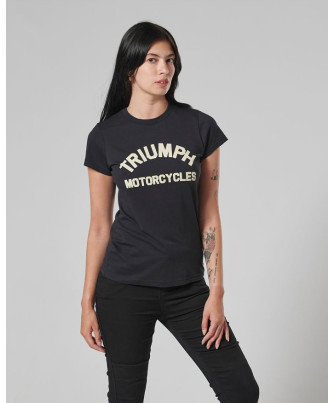 T-SHIRT TRIUMPH LUSS LDS BLACK TEE - MTSS20052