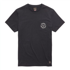 T-SHIRT TRIUMPH NEWLYN BLACK TEE - MTSS21028