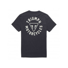 T-SHIRT TRIUMPH NEWLYN BLACK TEE - MTSS21028