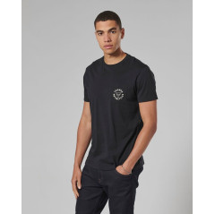 T-SHIRT TRIUMPH NEWLYN BLACK TEE - MTSS21028