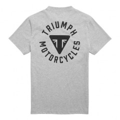 T-SHIRT TRIUMPH NEWLYN GREY TEE - MTSS21029
