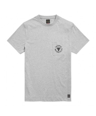 T-SHIRT TRIUMPH NEWLYN GREY TEE - MTSS21029