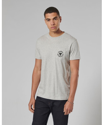 T-SHIRT TRIUMPH NEWLYN GREY TEE - MTSS21029