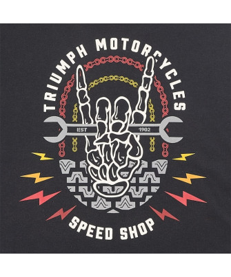 T-SHIRT TRIUMPH RAD BLACK/MULTI TEE - MTSS2329
