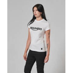 T-SHIRT TRIUMPH GWYNEDD LDS WHITE TEE - MTSS20050