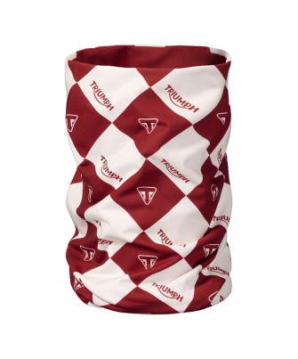 TOUR DE COU TRIUMPH HARLEQUINN NECK TUBE-RED/BONE - MTUS24205